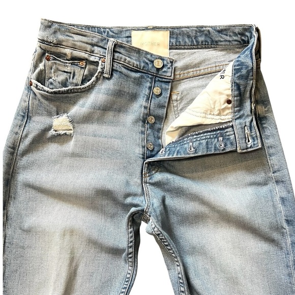 Mother Superior The Tomcat The Confession Distressed Button Fly Straight Jean 30 - Picture 6 of 16